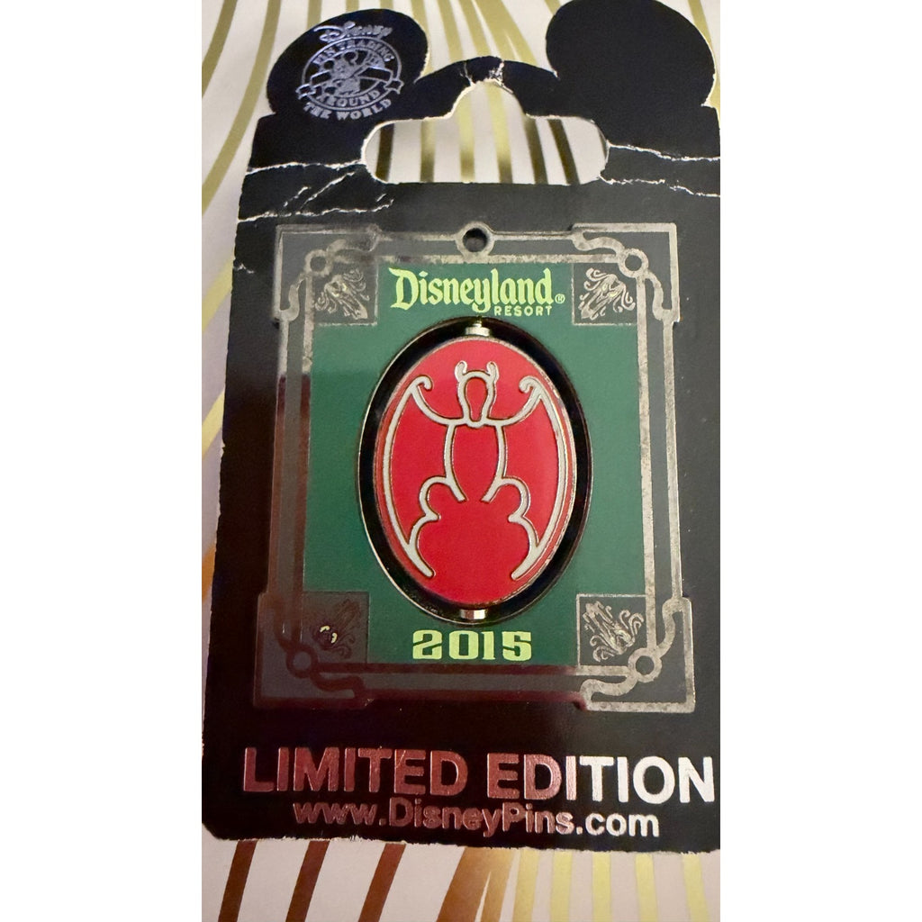 Disney Parks 2015 Disneyland Resort Bat's Day Mickey Spinner Pin Limited Edition
