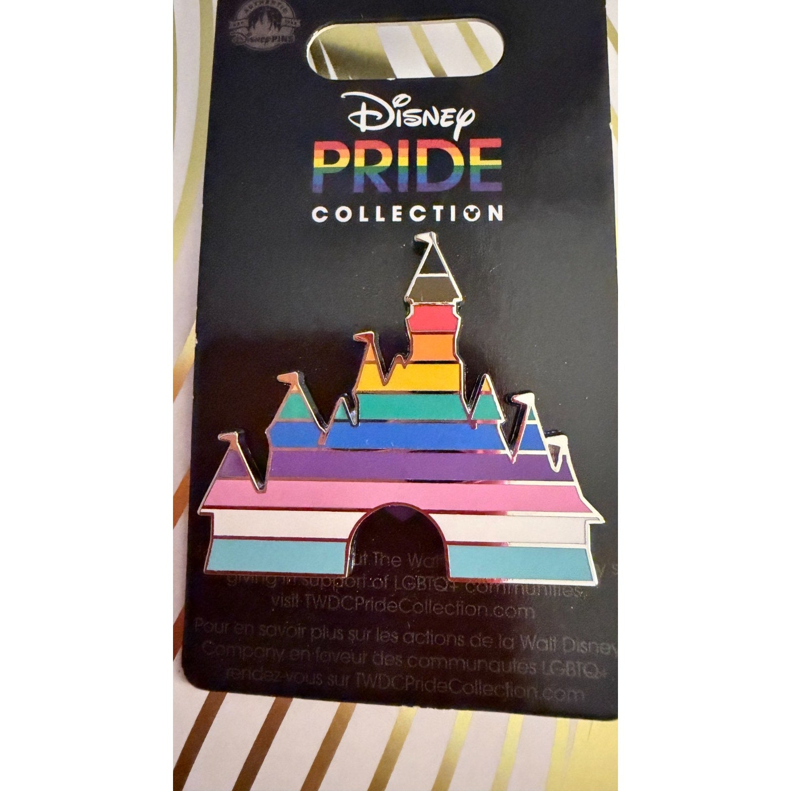 Disney Parks 2023 Disney Pride Cinderella Castle Pin