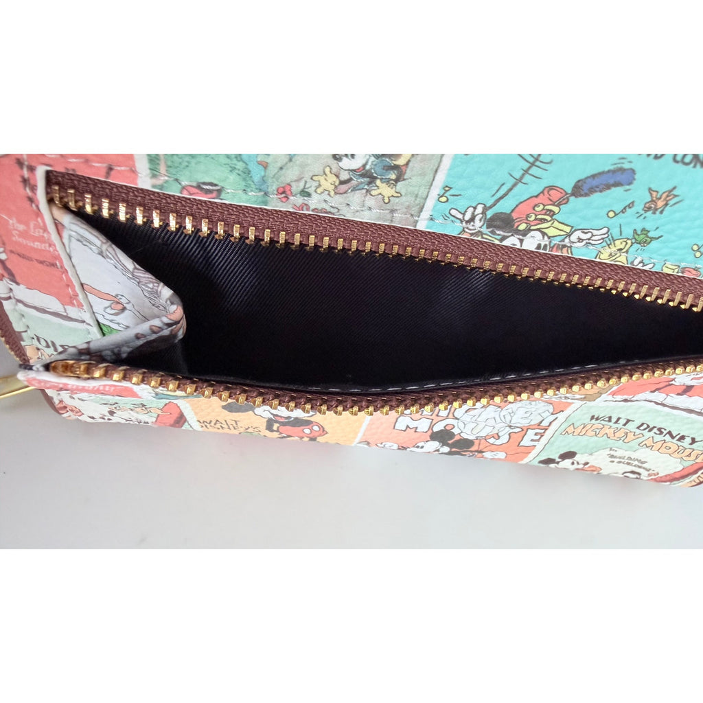 Disney Parks Mickey Mouse Retro Poster Wristlet Wallet & Crossbody