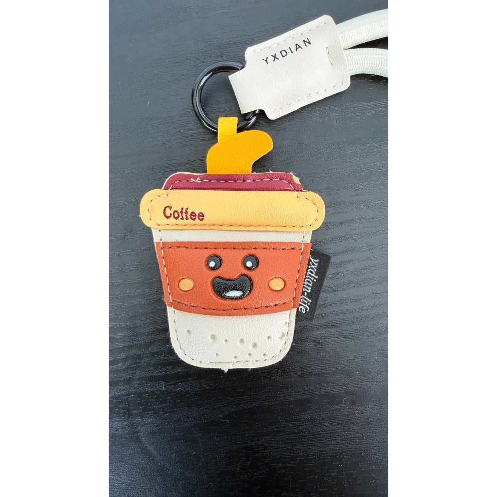 Cartoon Creative Summer Food Series Coffee Keychain – NEW