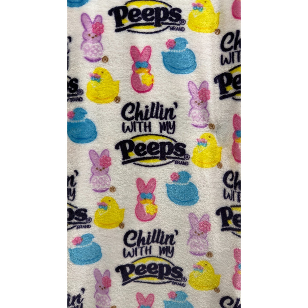 Peeps Oversized Plush Throw 50" x 70" - Peeps and Chicks - NEW
