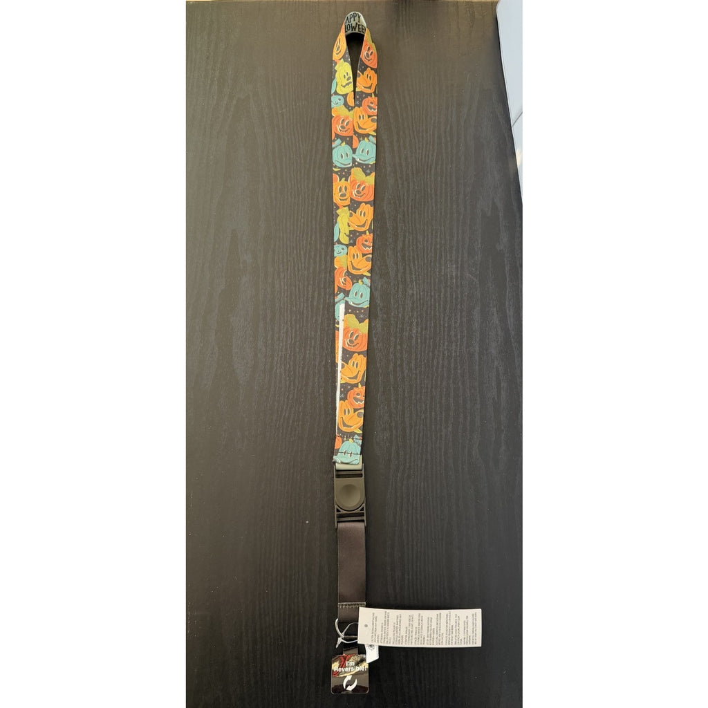 Disney Parks Reversible Pin Trading Lanyard - Halloween Mickey and Friends NEW