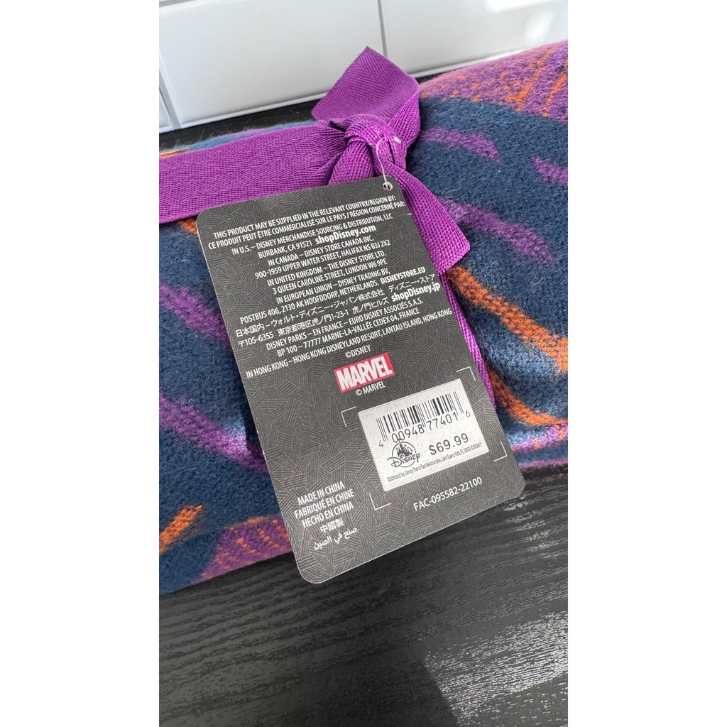 NEW Black Panther Throw Blanket World Of Wakanda Forever Disney Marvel 60"x50"