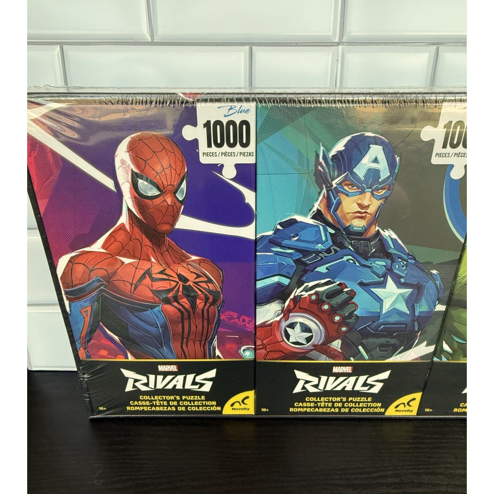 Marvel Rivals 4-Pack Puzzle Set – 4,000 Pieces Total NEW
