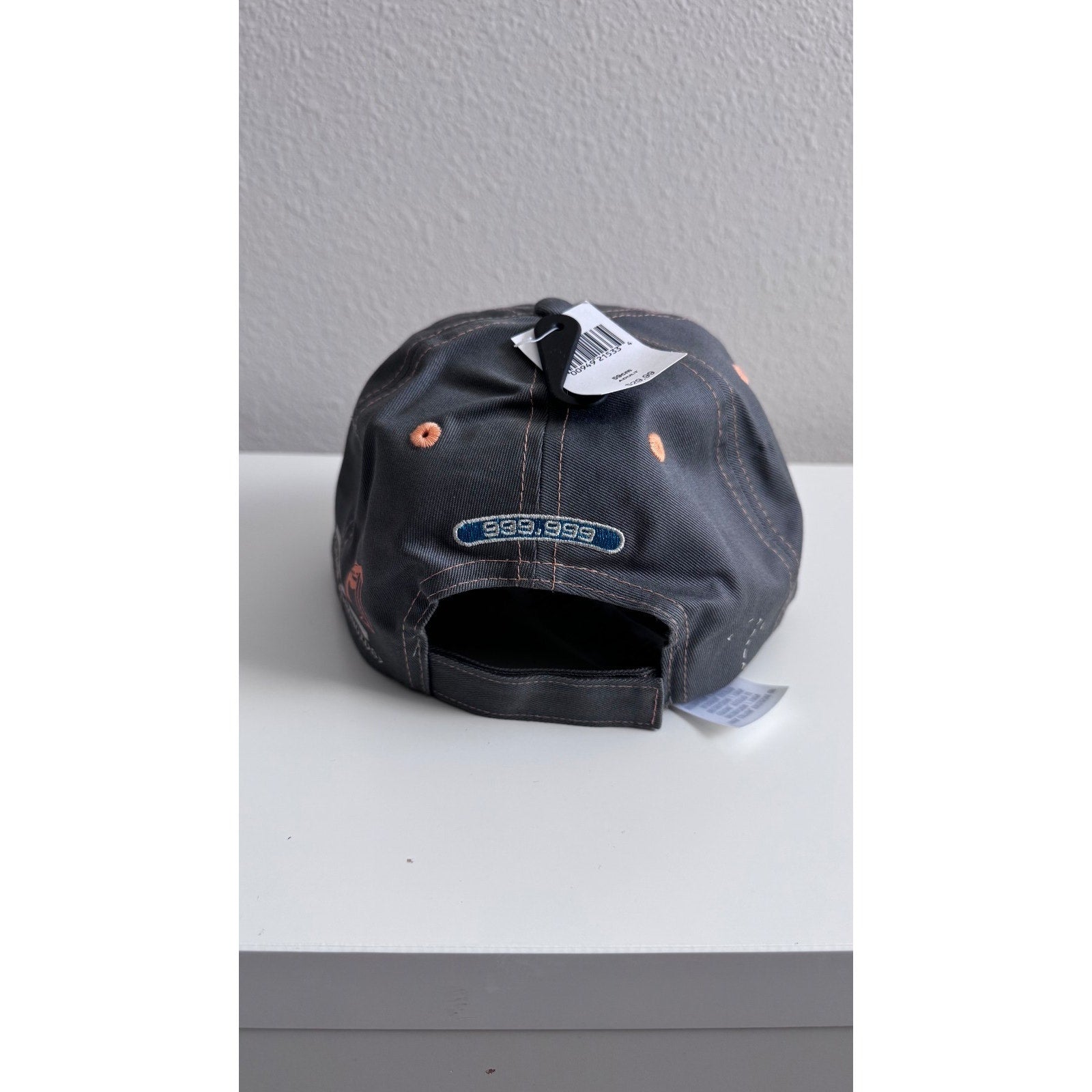 Disney Parks Tron Flynn's Top Score Club Gray Hat Baseball Cap Adult Size NEW