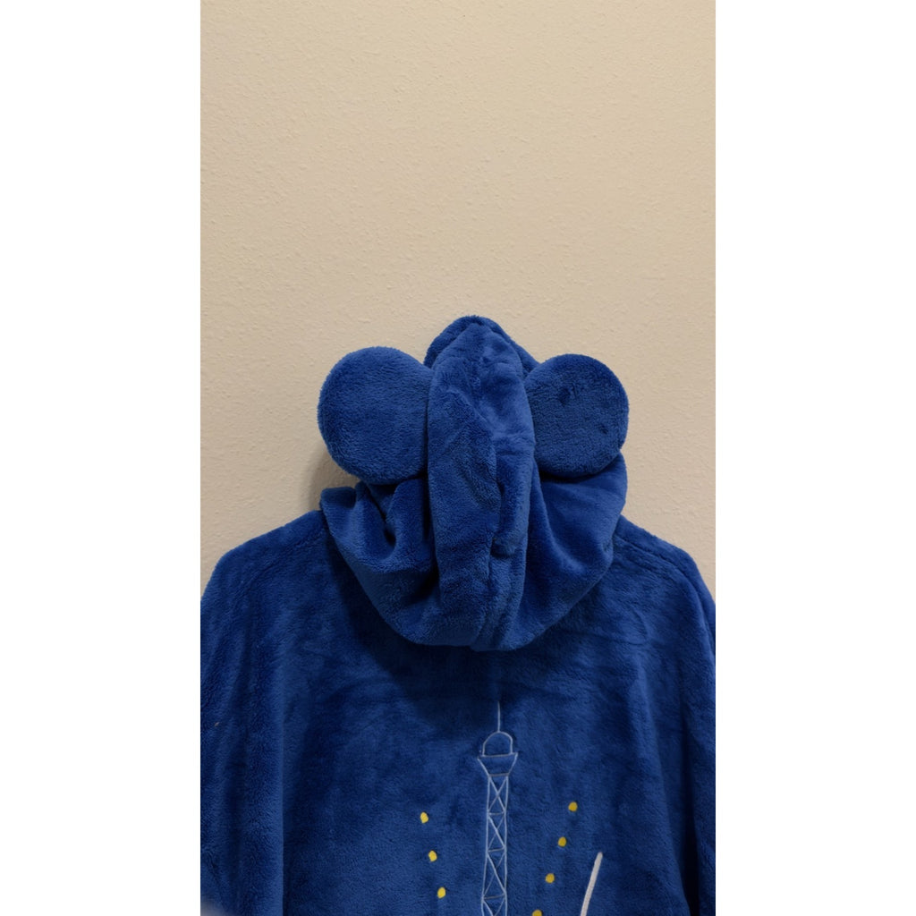 NEW Disneyland Paris "Bonjour Mickey" Oversized Fleece Hoodie - L/XL