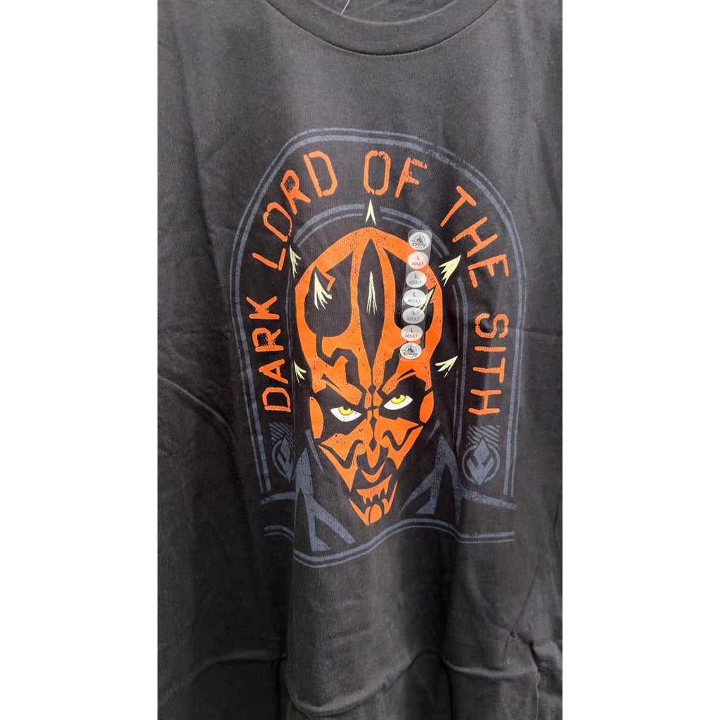 NEW Disney Parks Star Wars Darth Maul Dark Lord of the Sith T-Shirt Adult Large