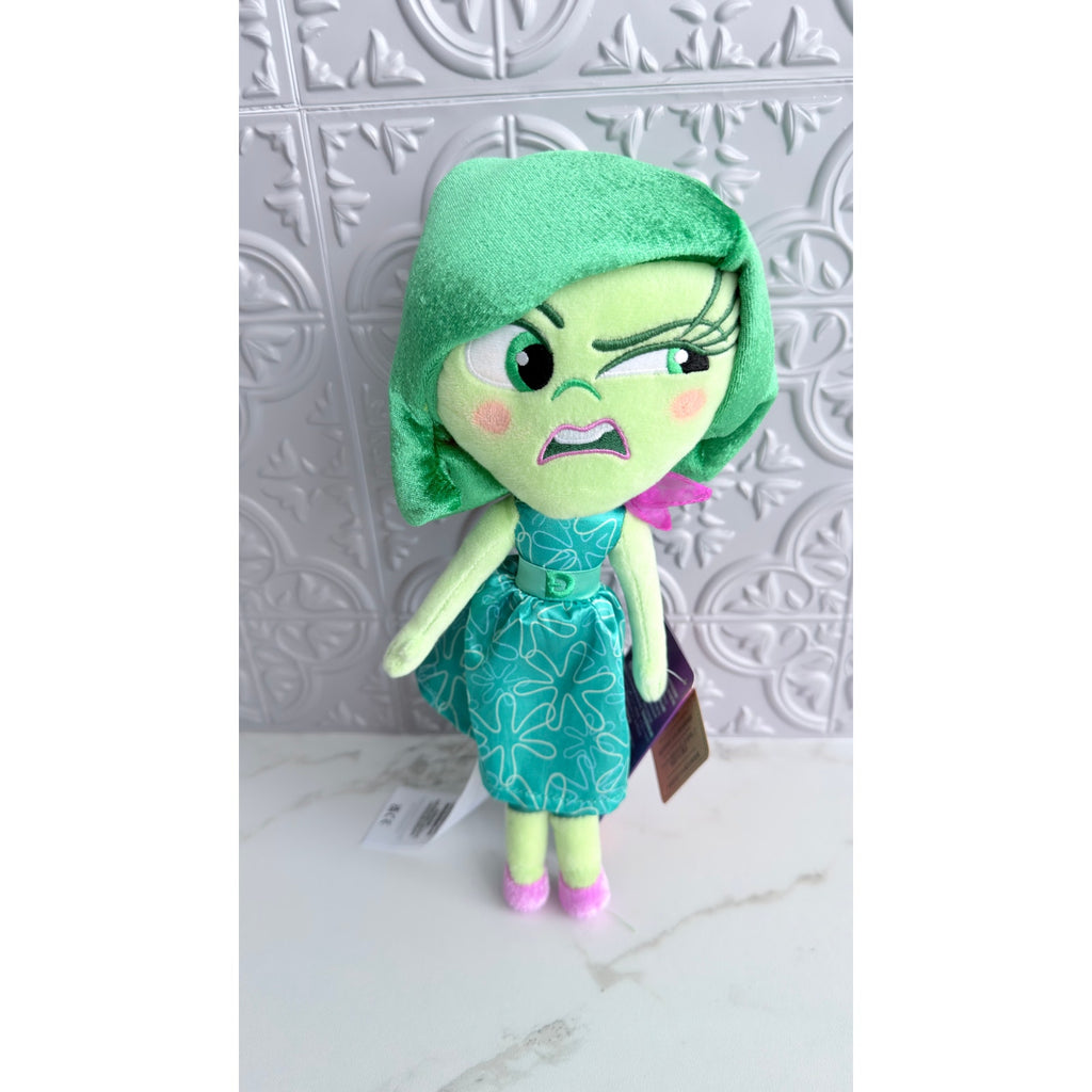 Disney Pixar Inside Out 2 Disgust Plush Doll 10" Green Stuffed Animal New