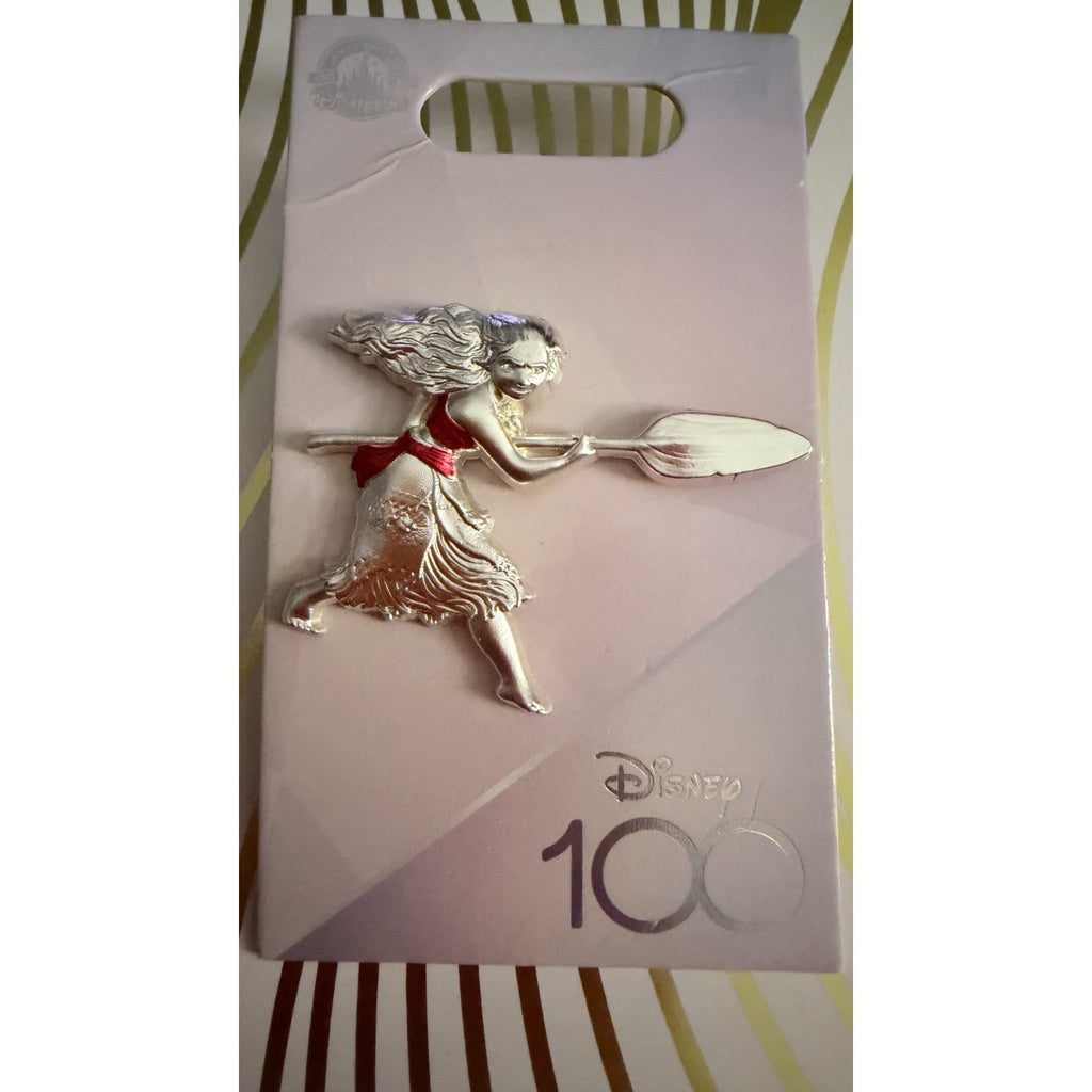 Disney Parks 2023 100th Anniversary Platinum Celebration Moana Pin