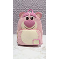 Disney Parks x Loungefly "Toy Story" Pastel Corduroy Lotso Mini Backpack NEW