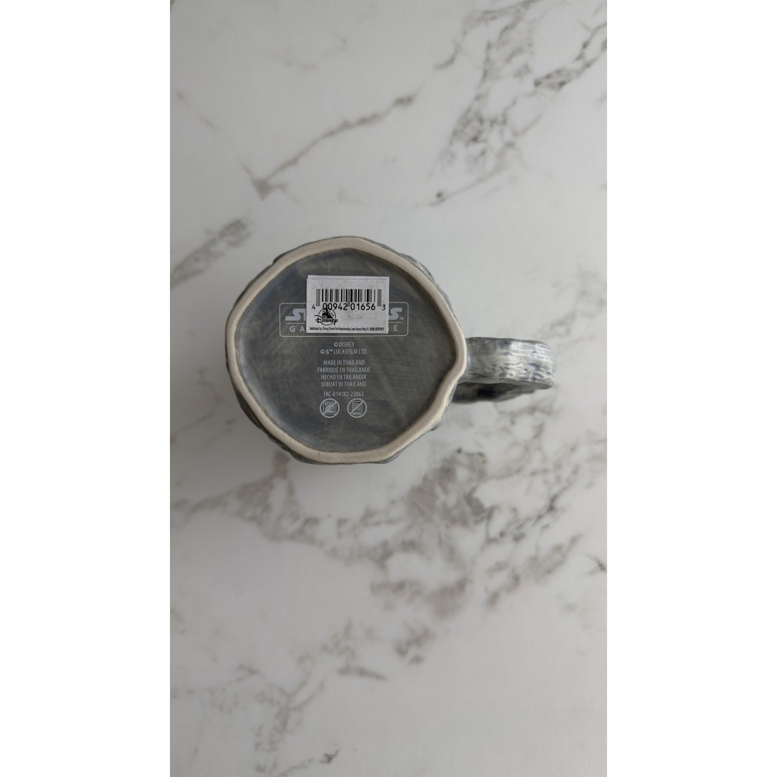 Star Wars Galaxy's Edge Dok-Ondar Jedi vs Sith Battle Relief Ceramic Mug NEW