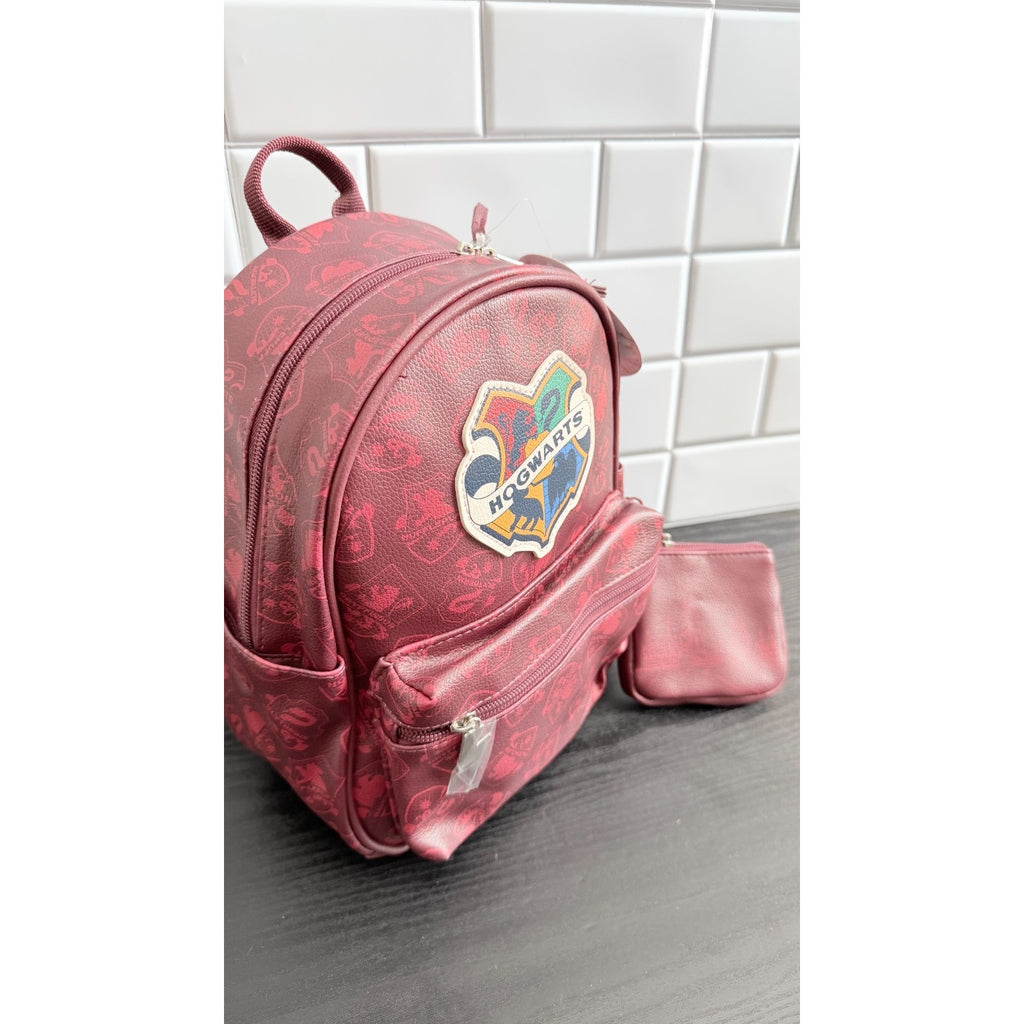 Harry Potter Hogwarts 10.5" Mini Backpack & Clip-On Coin Purse NWT