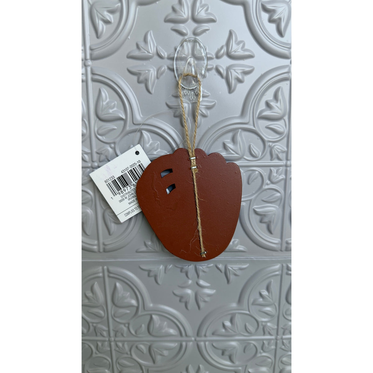 Celebrate It Wooden Baseball Glove Wall Decor Hanging Ornament NEW