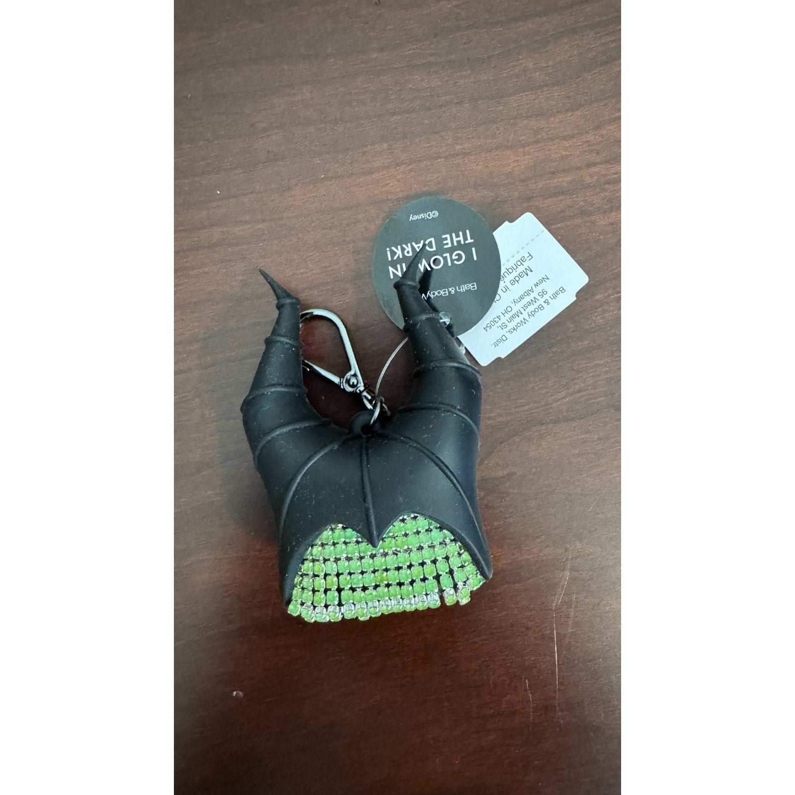 NWT BBW Disney Villains MALEFICENT Bling Horns PocketBac Holder Glow-in-the-Dark