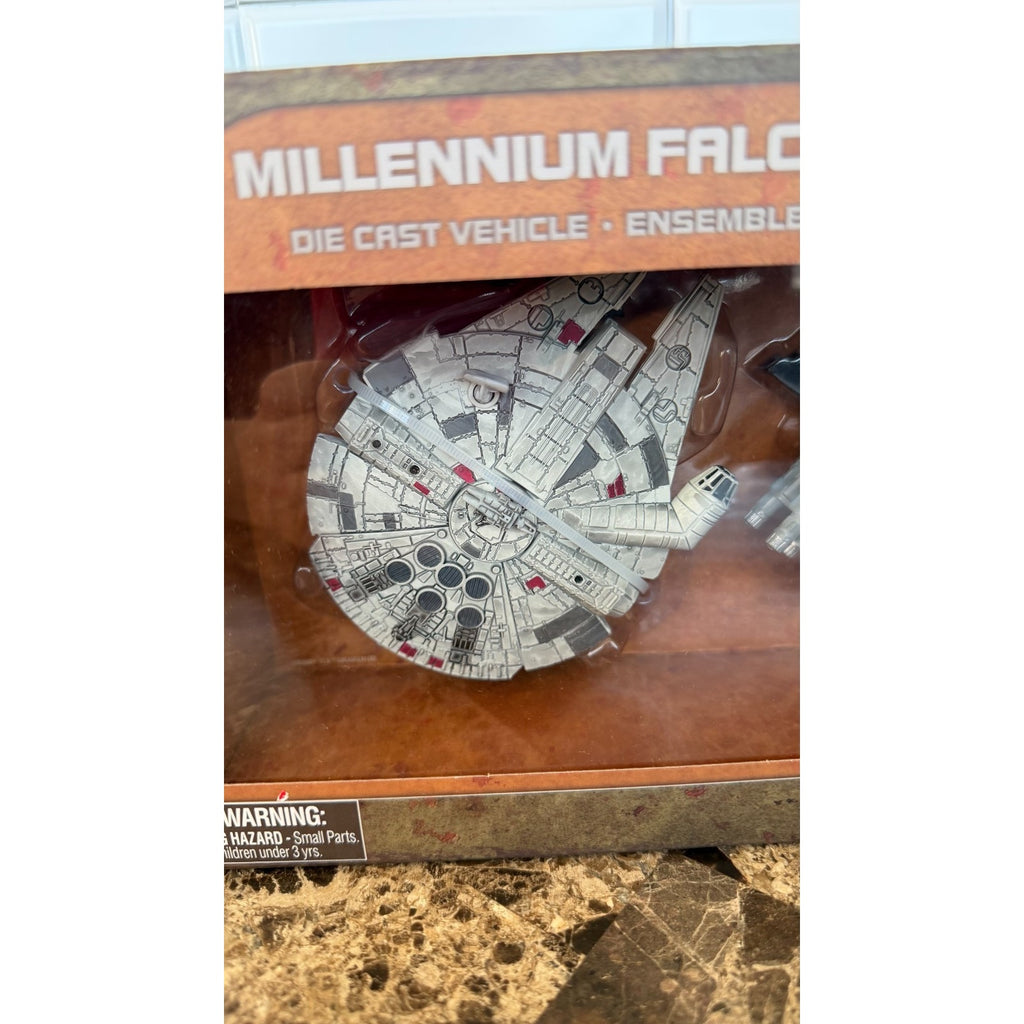 NWT Disney Parks Star Wars Galaxy's Edge Die Cast Ships Millennium Falcon X-Wing