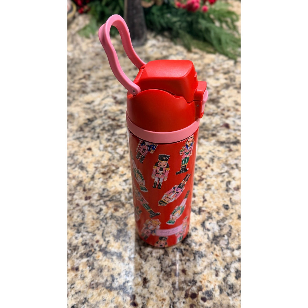 NWT Simply Belle "Holiday Nutcracker" Stainless Steel Bottle — 24 oz