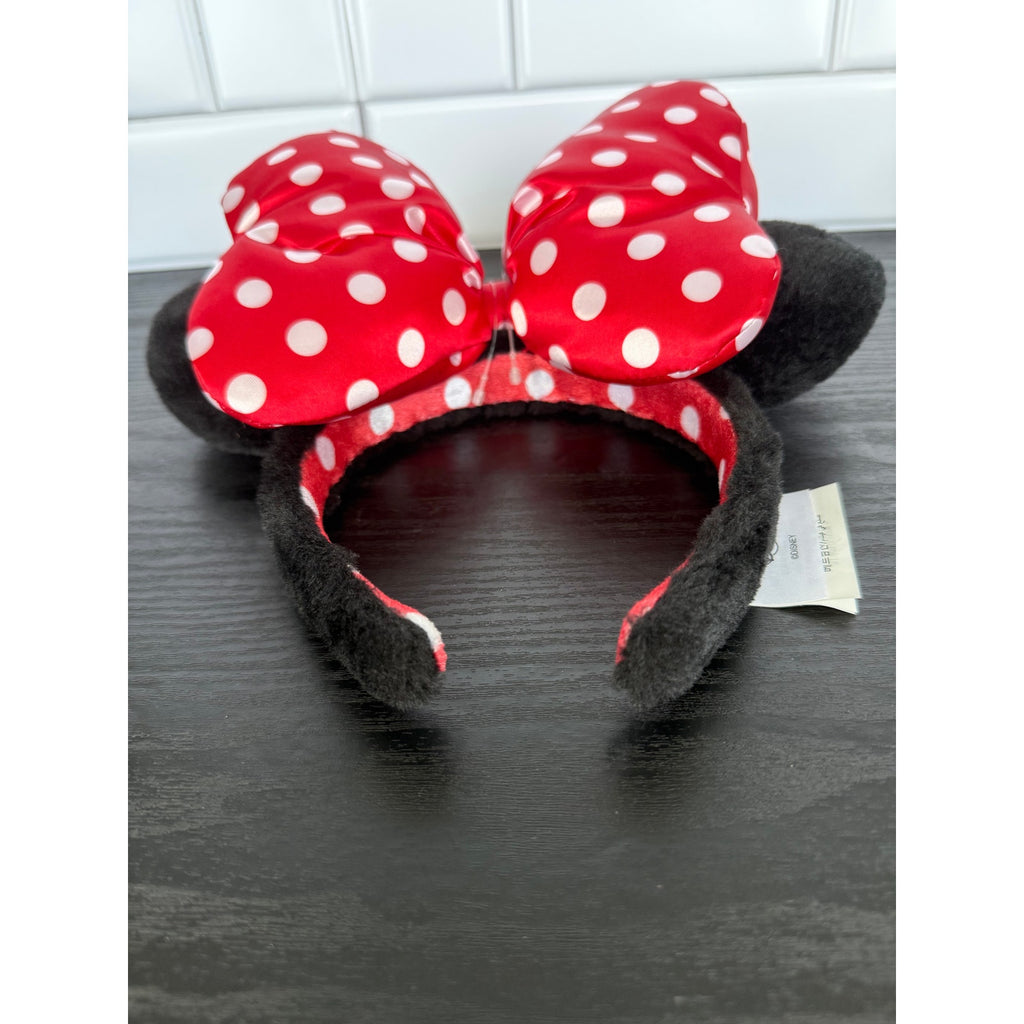Disney Parks Minnie Mouse Plush Polka Dot Ear Headband – NWT