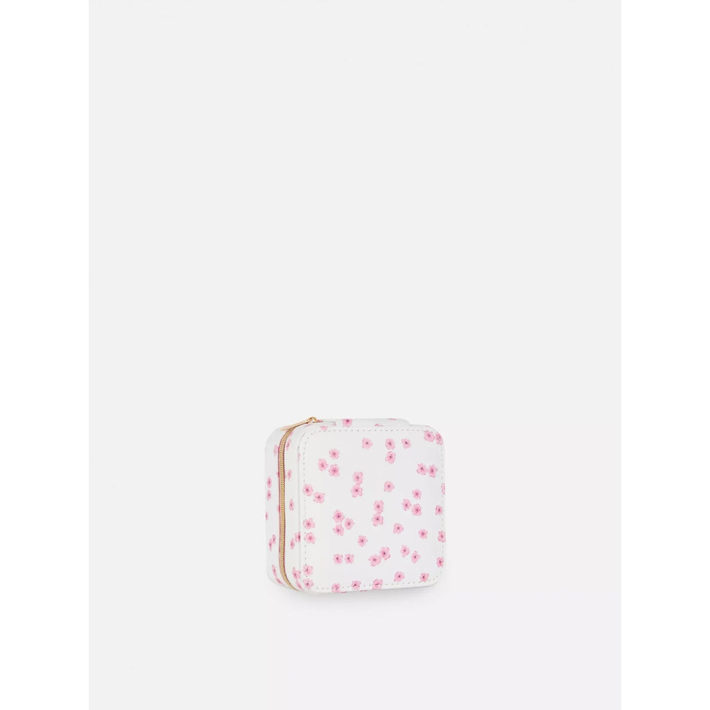 NWT Primark Floral Travel Jewelry Box - Cherry Blossoms