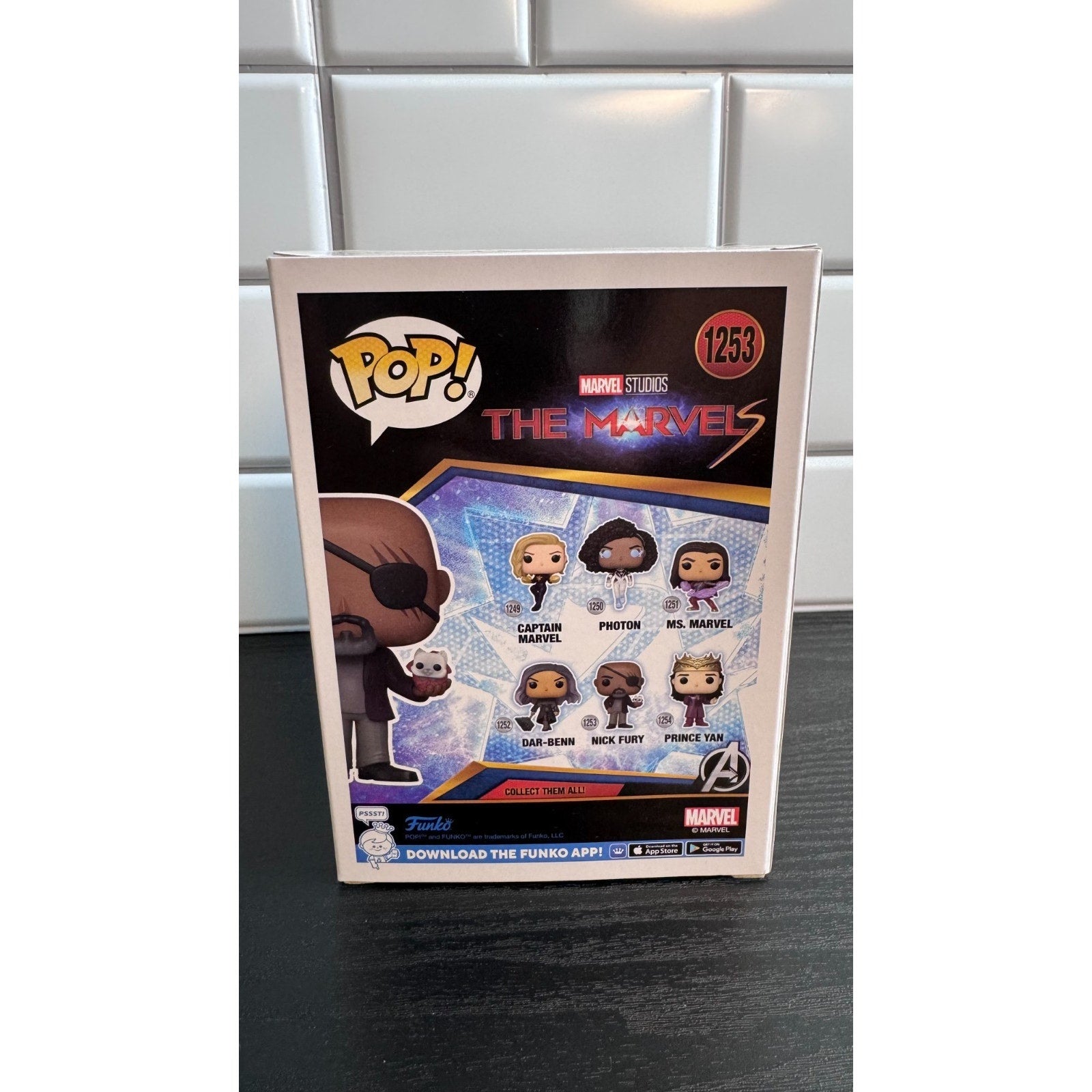 NEW Funko Pop! - Marvel NICK FURY #1253: The Marvels Movie