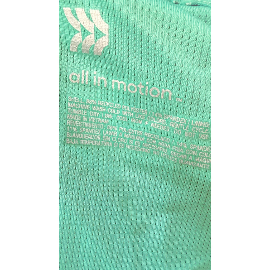 NWT All In Motion Men's 5" Lined Running Shorts - Turquoise - Size Large