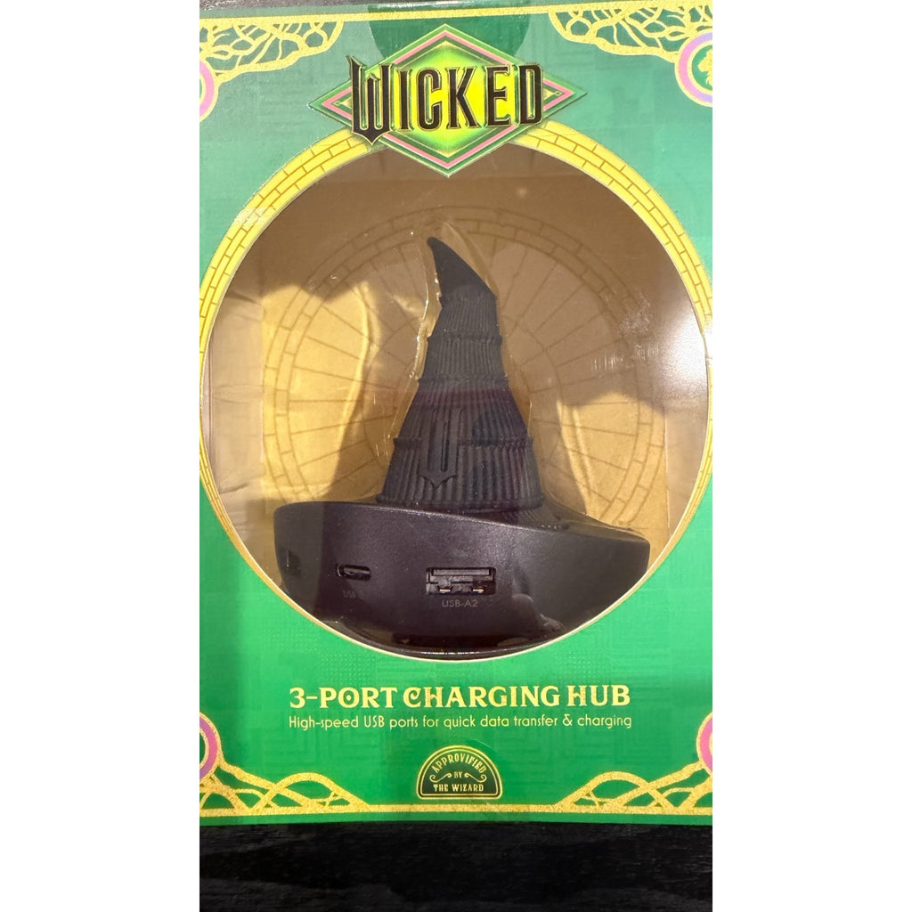 Wicked Elphaba 3-Port High Speed USB Charging Hub NEW