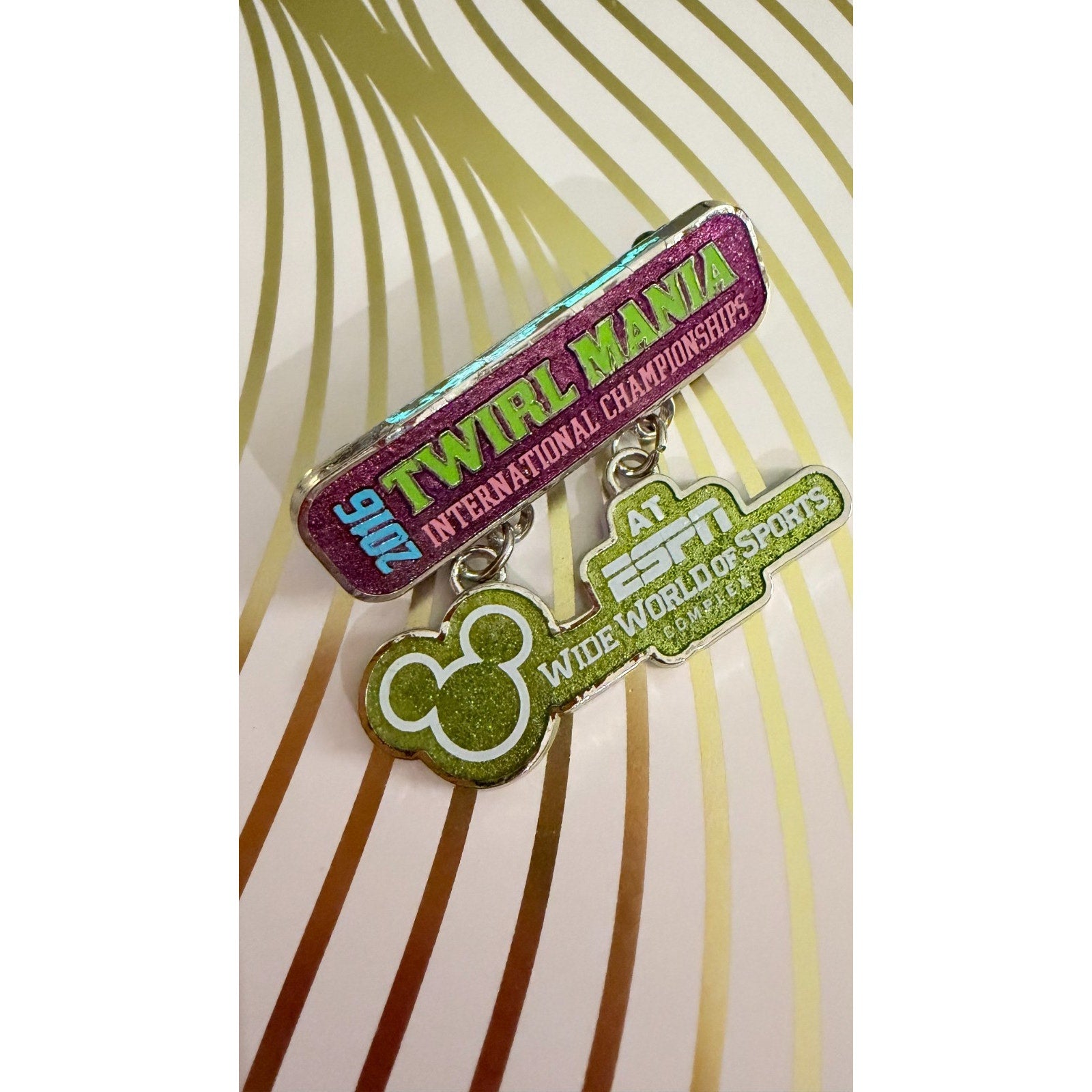 Disney Parks 2016 Twirl Mania Championships Pin