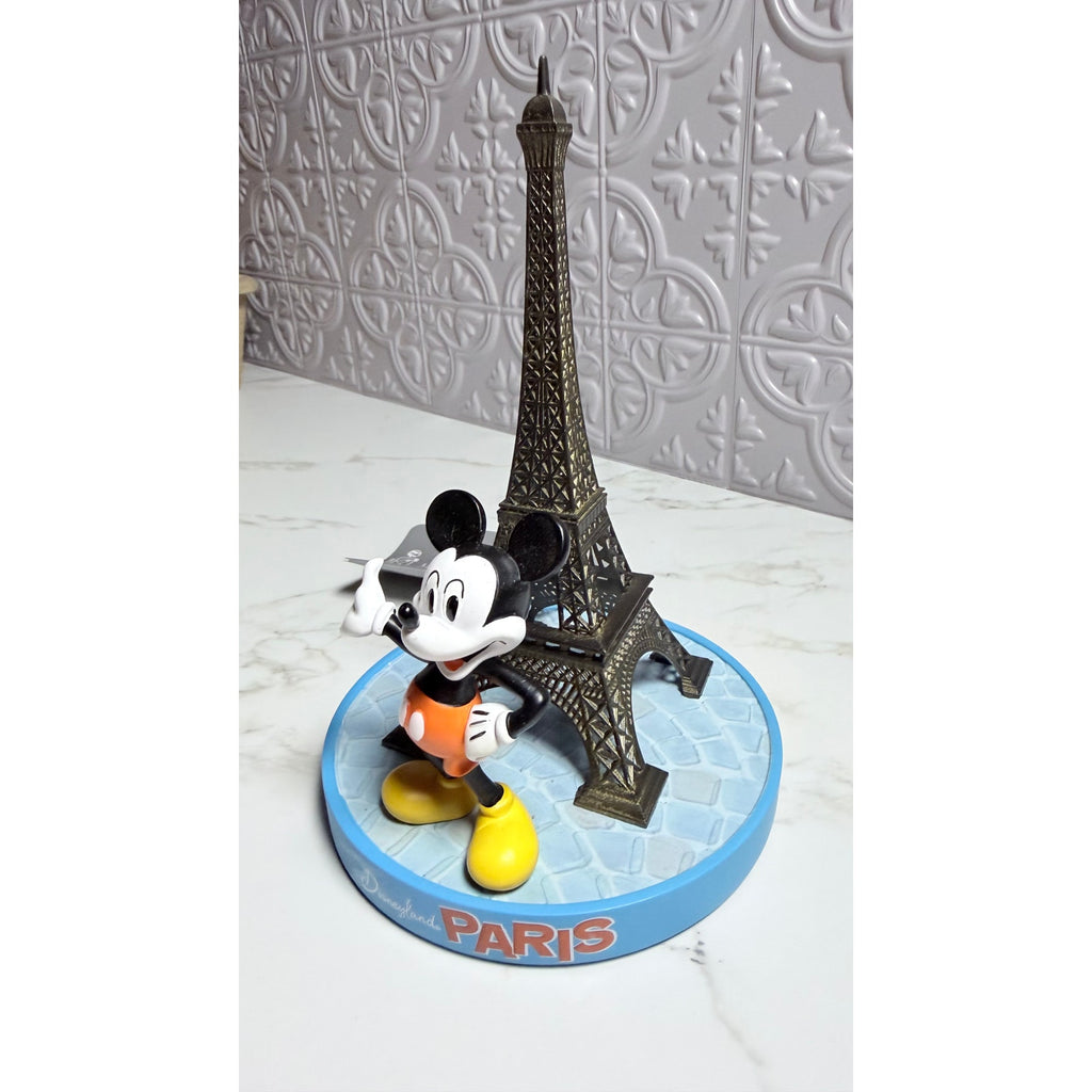 Disneyland Paris Mickey Mouse Eiffel Tower Figure Souvenir Collectible NEW