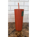 NWT Starbucks Terracotta Matte Stainless Steel Venti Tumbler 24oz
