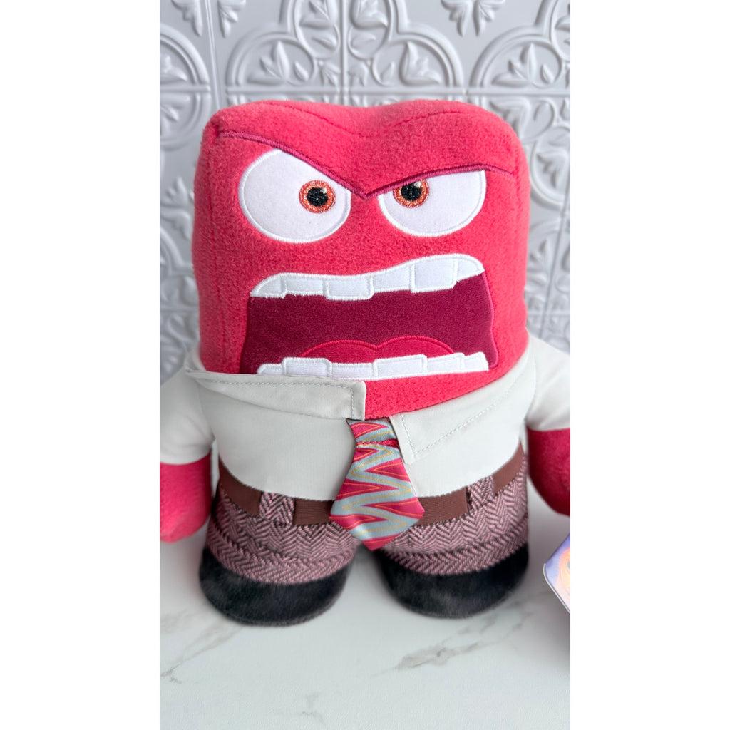 Disney Pixar Inside Out 2 Anger Plush 9.5" Stuffed Animal Toy NEW