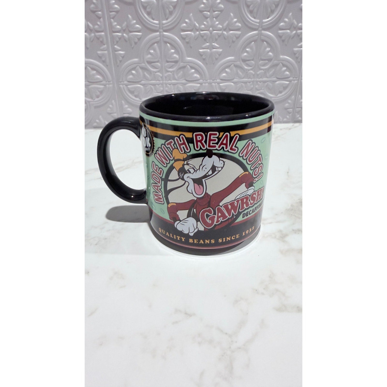 Disney Parks Goofy Gawrsh Decaf Coffee Mug 17 oz NEW