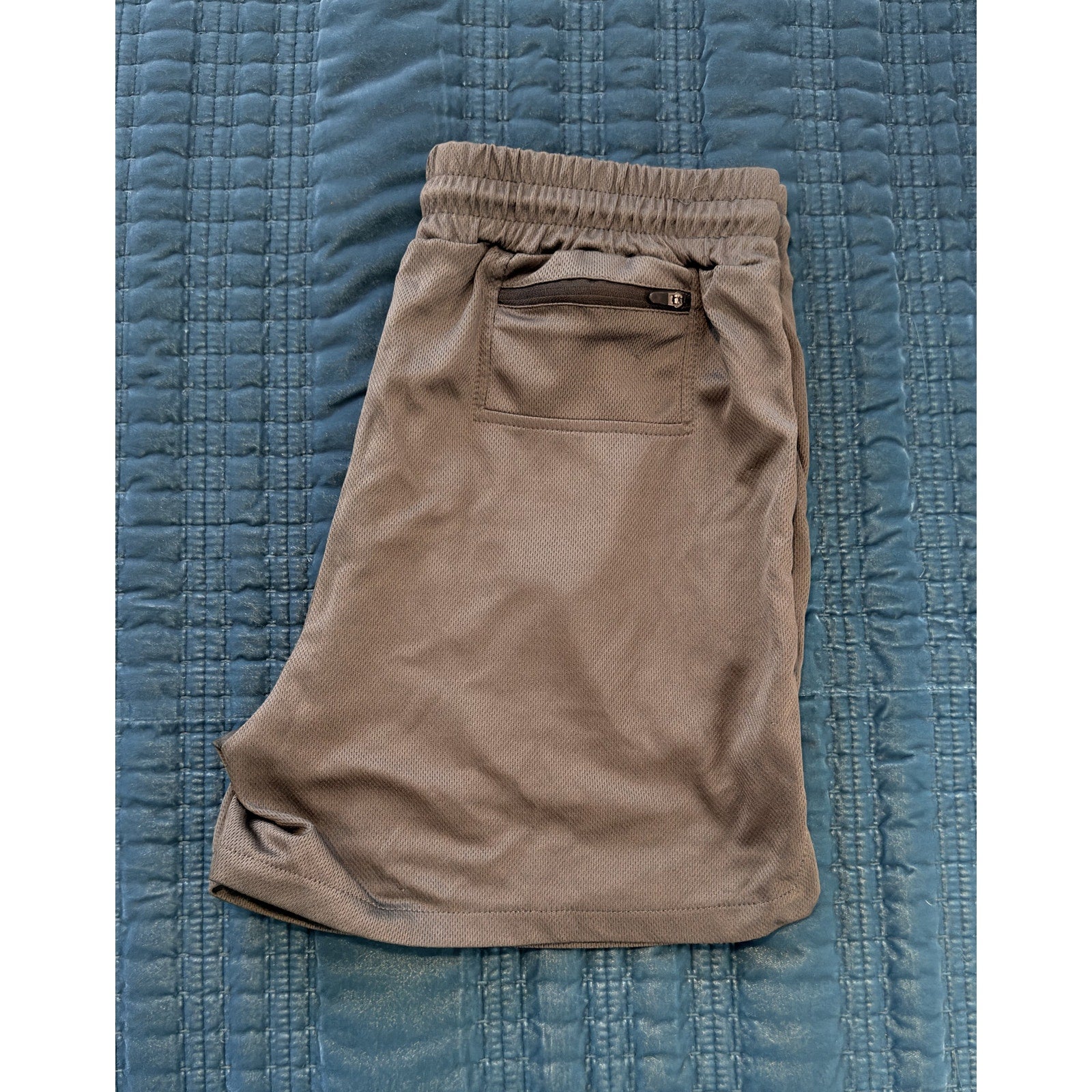 Men’s 5” Gym Workout Athletic Shorts 7 Pack Zipper Pocket & Towel Loop