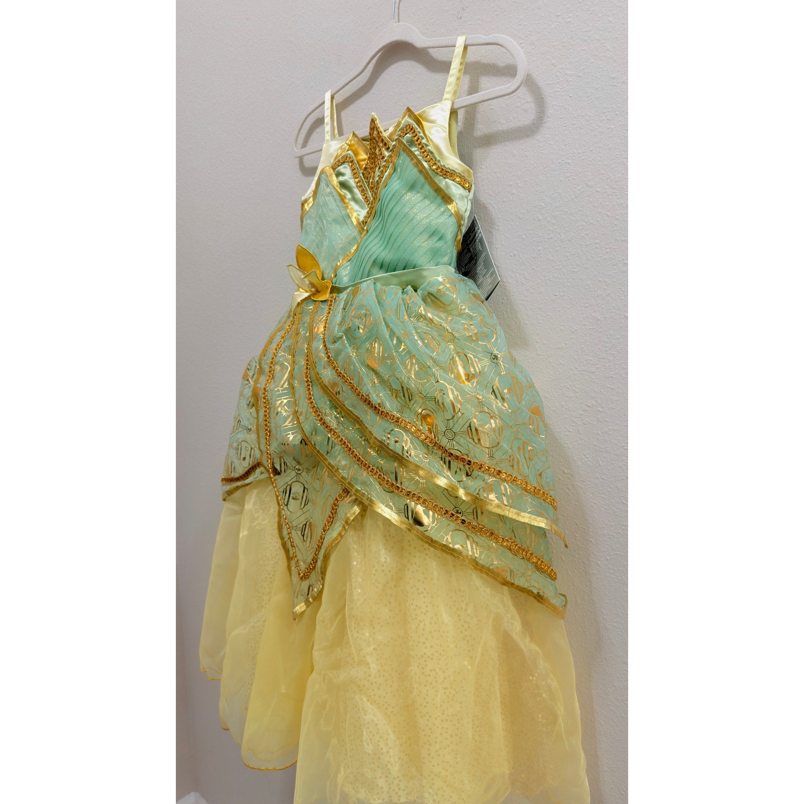 Disney Parks Princess Tiana Costume Dress – Youth Size 7/8 NWT