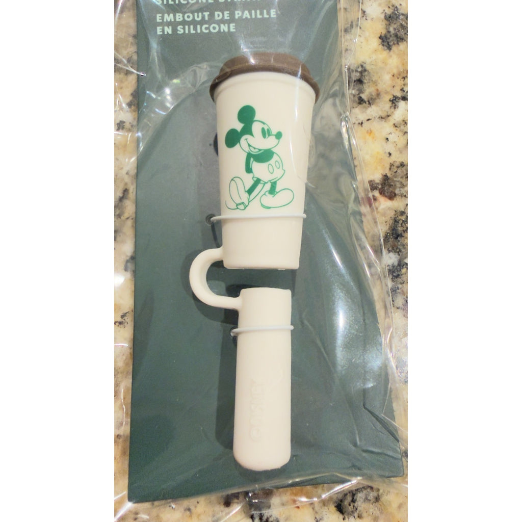 Disney Parks x Starbucks Silicone Mickey Cup Straw Topper - NWT