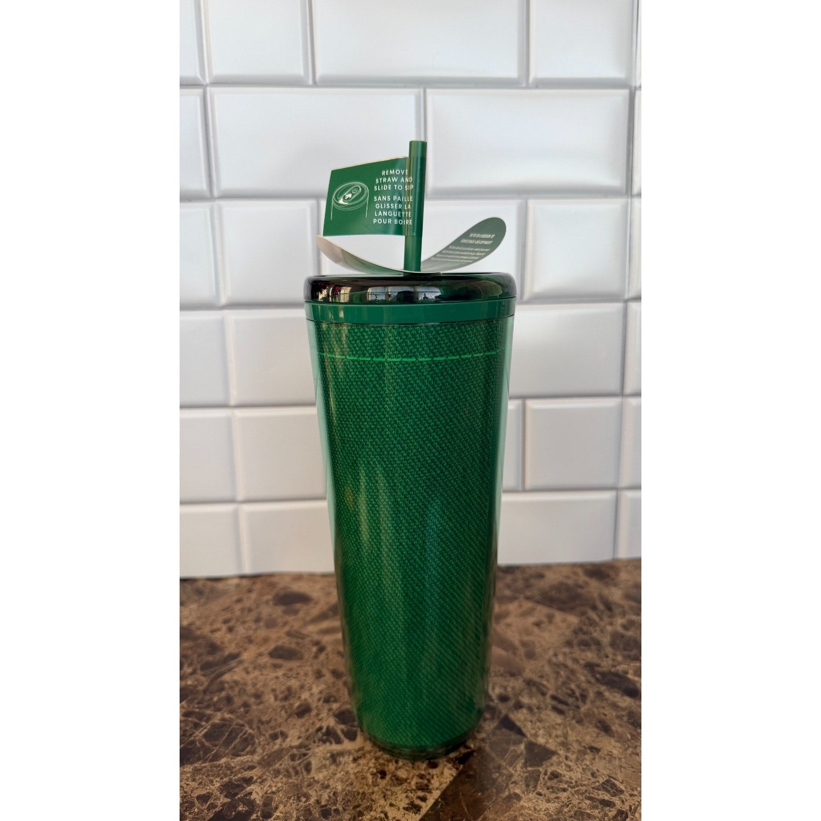 Starbucks Green Apron Mermaid Venti Cold Cup Tumbler 24oz NEW