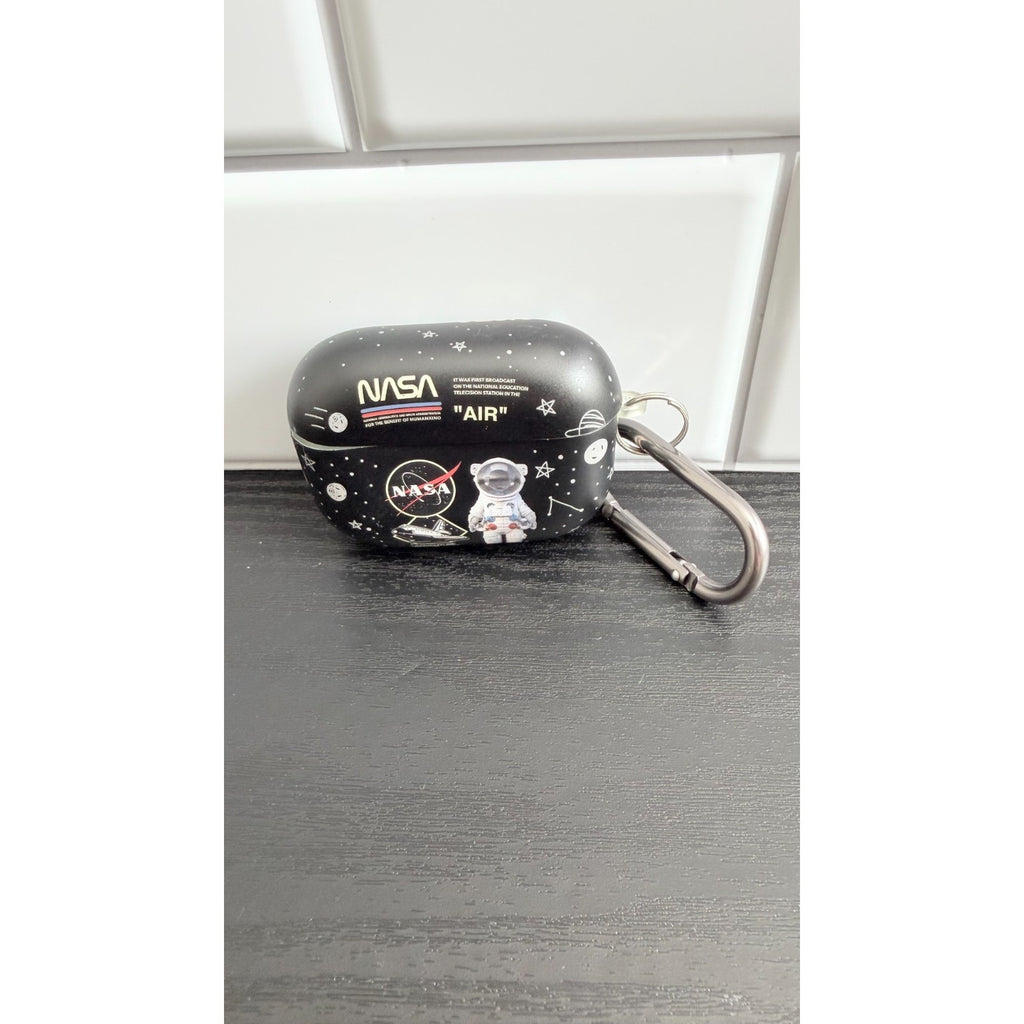 Star Astronaut NASA AirPod Pro Case | Hard Cover w/Carabiner | Pro 1st & 2nd Gen