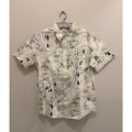 Disney Parks Winnie the Pooh Hundred Acre Wood Map Adult Camp Shirt Medium NWT