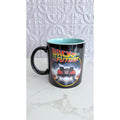 Back to the Future DeLorean Time Machine Ceramic Mug 20 oz Silver Buffalo NEW
