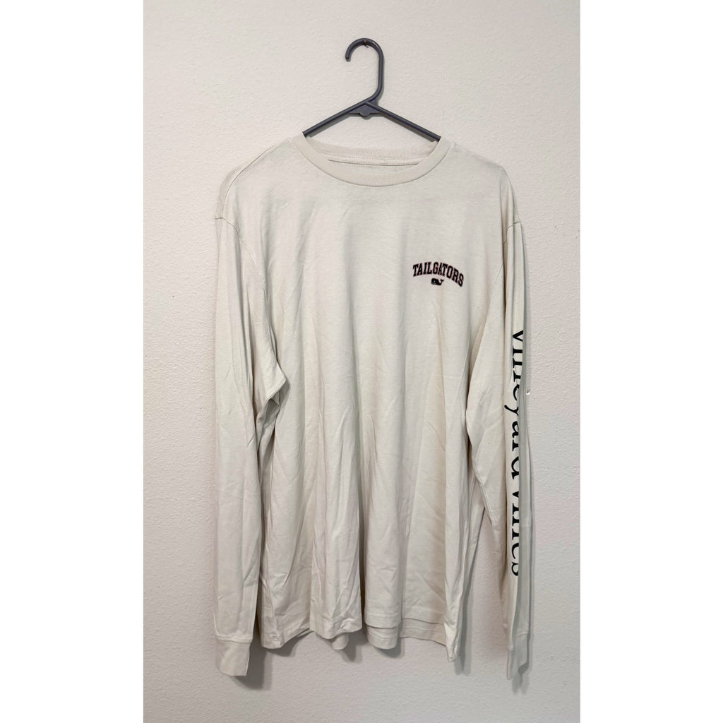 NWT Vineyard Vines "Tailgators" Long-Sleeve Pocket Tee Large