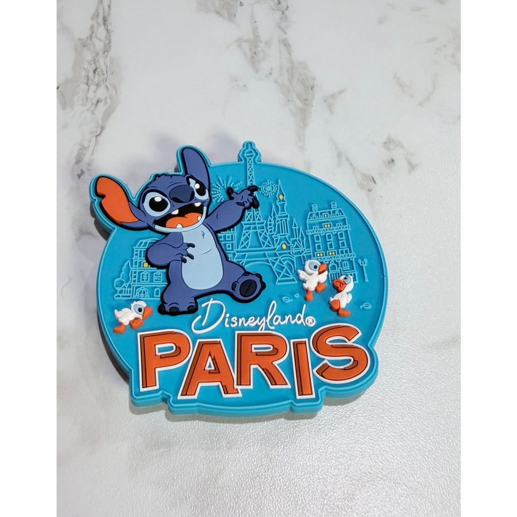 Disneyland Paris Stitch Rubber Magnet Disney Parks Exclusive NEW