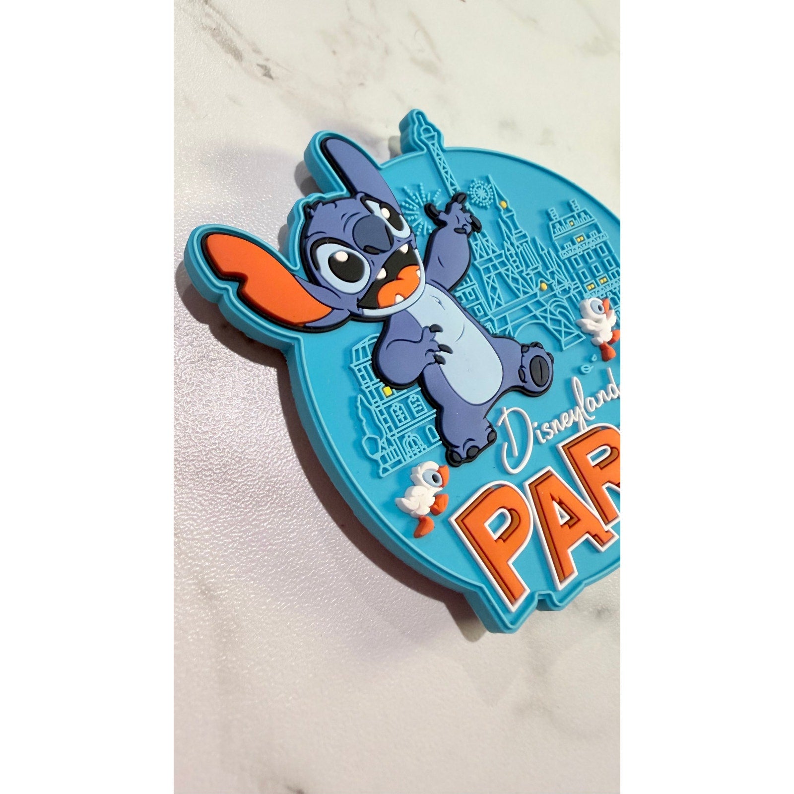 Disneyland Paris Stitch Rubber Magnet Disney Parks Exclusive NEW