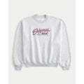 Hollister Bahamas Caribbean Embroidered Baggy Cinch Sweatshirt Large NEW
