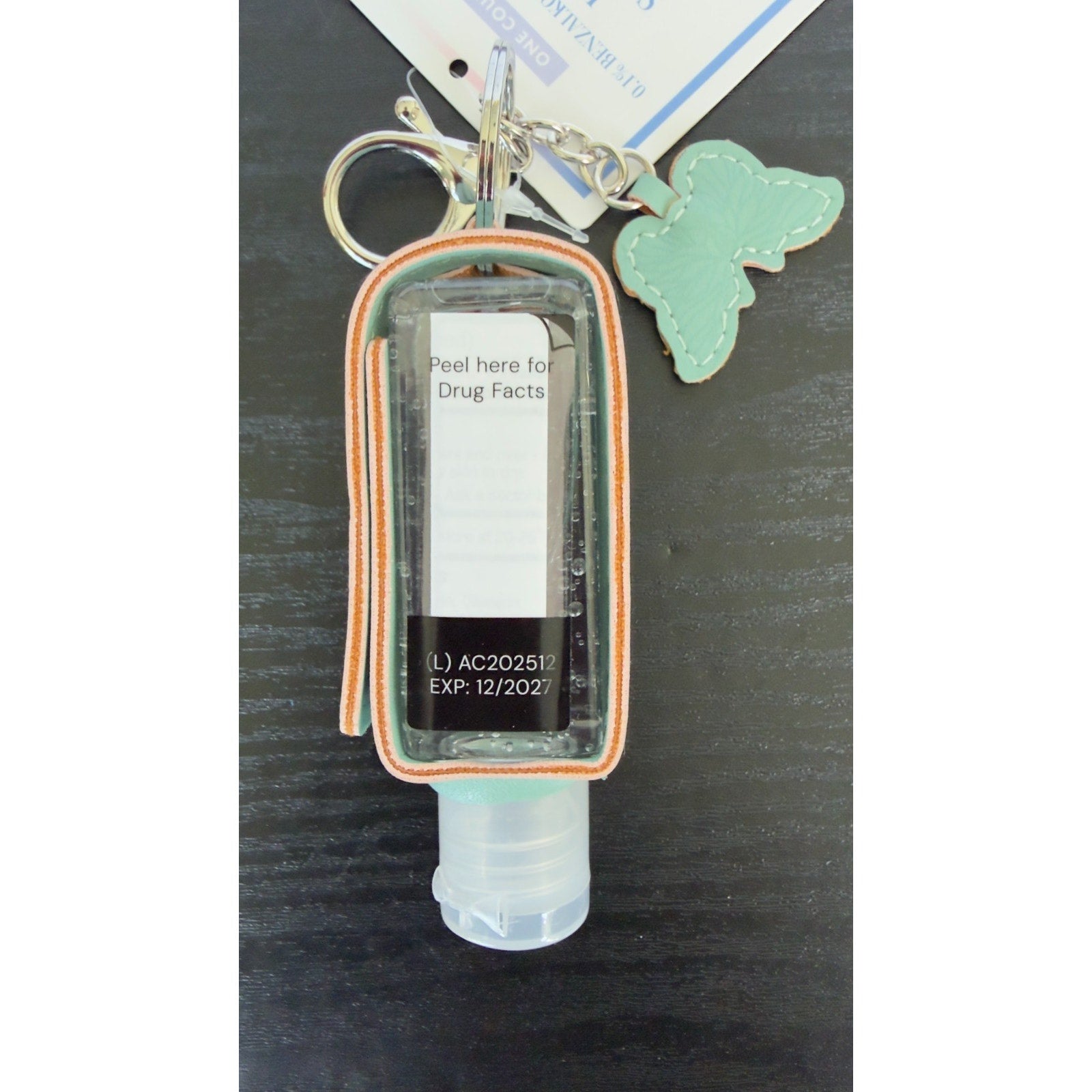 NWT Bullseye's Playground™ Sanitizer Key Chain Mint
