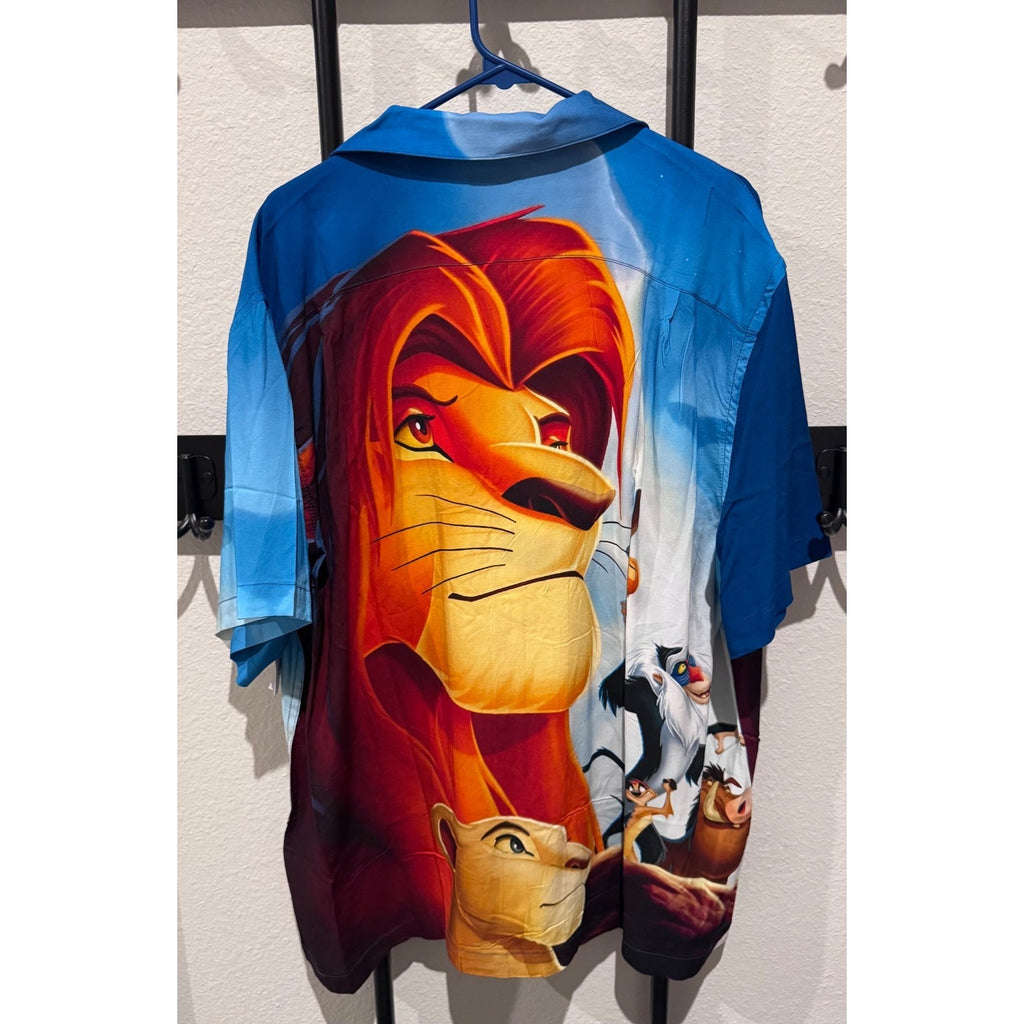 Disney Parks The Lion King Camp Shirt for Adults Mufasa Button Down New with Tag