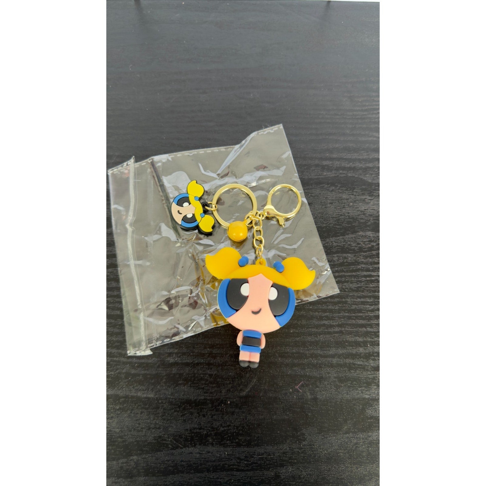 The Powerpuff Girls Bubbles Keychain - Bag Charm - NEW