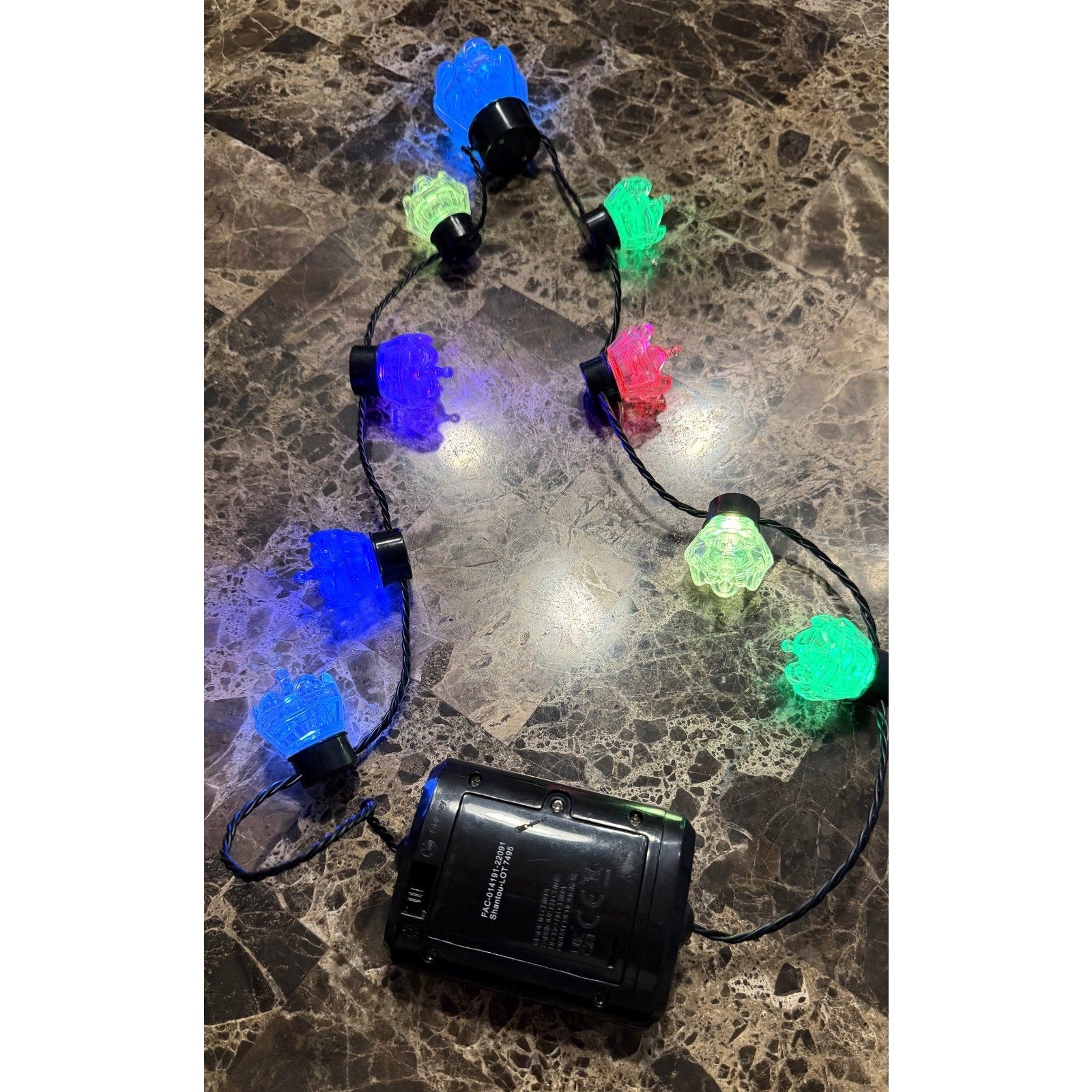 Disneyland Main Street Electrical Parade 50th Anniversary Light Up Necklace NWOT
