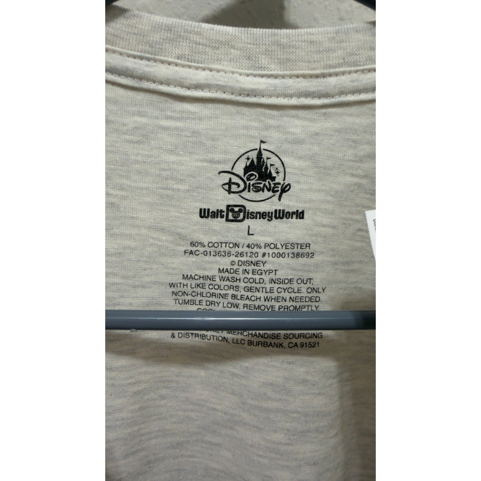 Walt Disney World "The One & Only" Donald Duck Graphic T-Shirt NWT Large