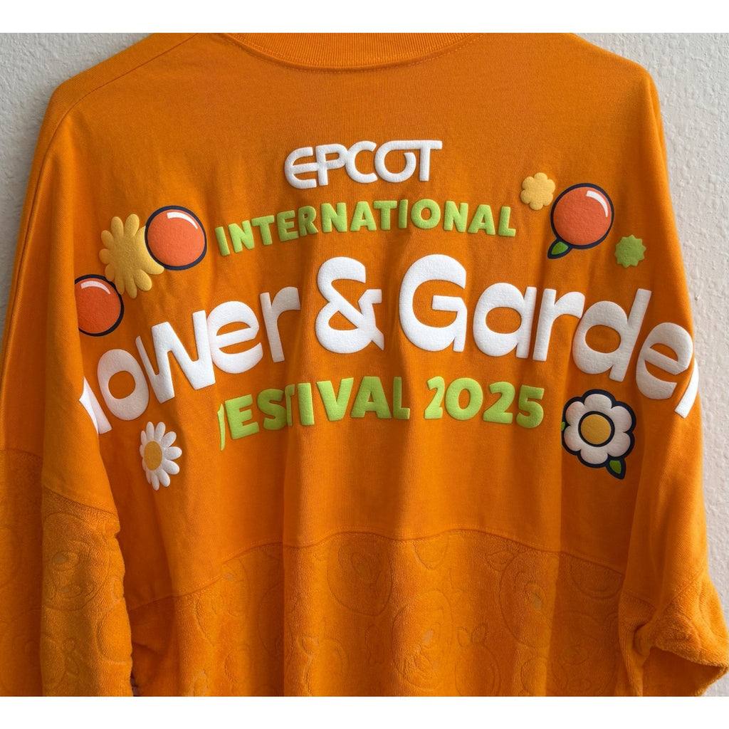 Disney Parks x Spirit Jersey 2025 EPCOT Flower & Garden Orange Bird Large