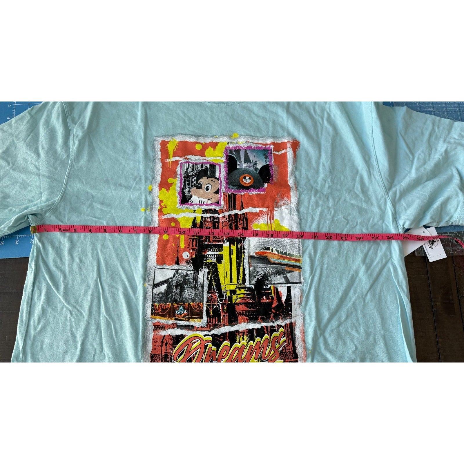 NEW Disney Parks 2025 WDW Dream Mickey Castle T-Shirt - OVERSIZED Large (L) NWT