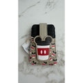 Disney Parks Mickey and Minnie Coffee Cup Card Wallet Faux Leather NEW