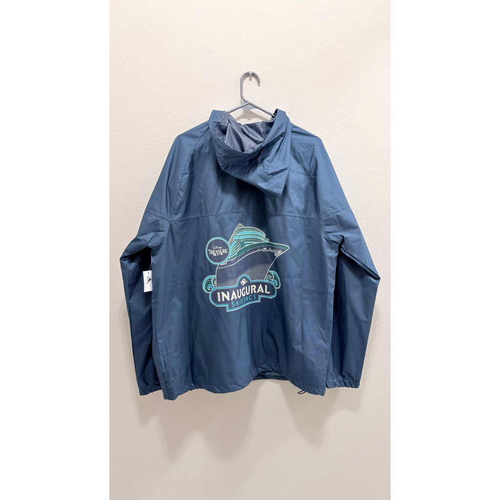 Disney Cruise Line Treasure Inaugural Sailing Windbreaker Jacket Large NWT